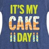 Girls' - Instant Message - Its My Cake Day Fit & Flair Cap Sleeve Graphic Dress - 2 of 4