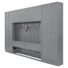 Whisen Queen Size Murphy Bed Wall Bed with Closet , Drawers and Shelves - 4 of 4