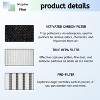 Nisipra AP04 Replacement Filter 3-in-1 HEPA Carbon for Conair Air Purifier Portable Medium Room., 1 Pack - 4 of 4