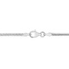 EVERLY JEWELRY | Sterling Silver 2mm Herringbone Chain Necklace and Anklet Set -16 in + 9 in - 2 of 4