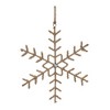 Melrose Metal Snowflake Oranment (Set of 6) - 3 of 4
