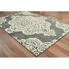 Oriental Weavers Marina 5929E Grey/ Ivory Indoor/Outdoor Area Rug - 7'10" Round - 2 of 4