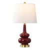 Evie Table Lamp - 23 Inch Height - TBL4610 - Cranberry - Safavieh - 2 of 4