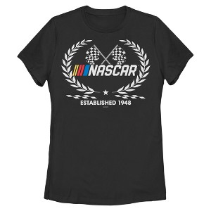 Womens NASCAR Established 1948 Laurel Wreath T Shirt - 1 of 4