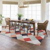 Machine Washable Area Rug With Non-Slip Backing Stain Resistant Easy Cleaning Indoor Carpet For Living Room Bed Dining Room Playroom Office - 2 of 4