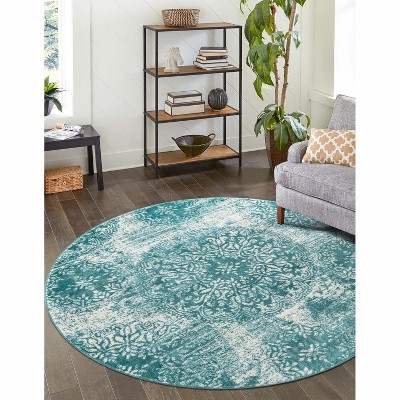 Unique Loom Sofia Grand Floral Indoor Woven Area Rug