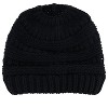 CTM Women's Ponytail Winter Beanie Knit Hat - 2 of 4