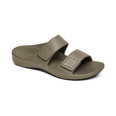 Aetrex Milos Orthotic Slides - Mens
