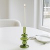 Glass Taper Candle Holder - Modern Decorative Candlestick for Home, Office, Bedroom & Living Room - Elegant Tall Contemporary Accent Decor - 3 of 4