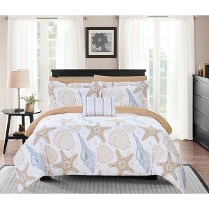 King 8pc Eula Bed In A Bag Comforter Set Multi Color - Chic Home
