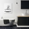Stupell Industries Elephant In A Tub Funny Animal Bathroom Drawing - 2 of 4