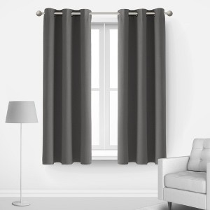 Deconovo Grommet Blackout Curtains, 2 Panels, OEKO-TEX Certified - 1 of 4