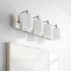 Quorum Lighting Celeste Glass 4-Light Satin Nickel Vanity Fixture - 2 of 2