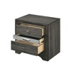 NicBex Modern Nightstand with 2 Drawers and 1 Jewelry Drawer with Sleek Metal Pulls Bebside Table for Bedroom, Living Room - 3 of 4