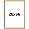 PosterPalooza | 26x36 Modern Bamboo Picture Frame, UV Acrylic, 5 Finishes - 2 of 4