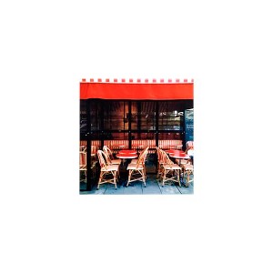 Yosemite Home Decor Red Bistro II Glass Art - 1 of 1
