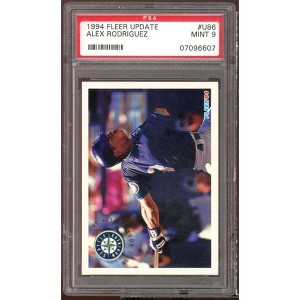 Alex Rodriguez Rookie Card 1994 Fleer Update #U86 PSA 9 - 1 of 2