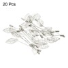 Unique Bargains Metal DIY Women's Clothing Dress Leaf Sewing Brooch Pins 20 Pcs - 3 of 4