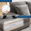 Corduroy Sofa Bed, Oversized Chaise Lounge Chair, with Charging Ports & Cup Holders, Comfortable Reclining Lounge Chair, for Living Room, Home - 4 of 4