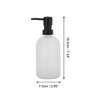 Unique Bargains Durable Cylinder Frosted Soap Dispenser 1 Pc - 4 of 4
