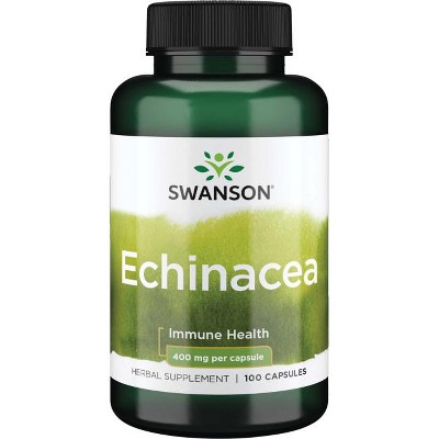 Swanson Herbal Supplements Echinacea 400 mg Capsule 100ct.