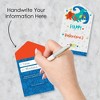 Big Dot of Happiness Roar Dinosaur - Dino Mite Trex Cards for Kids - Happy Valentine's Day Pull Tabs - Set of 12 - 3 of 4