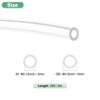 Unique Bargains Clear Plastic Tube PVC Flexible Low Pressure Industrial Tubing 1 Pc - 3 of 4