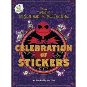 Disney Tim Burton's the Nightmare Before Christmas Celebration of Stickers - by Editors of Thunder Bay Press (Hardcover) - 1 of 4