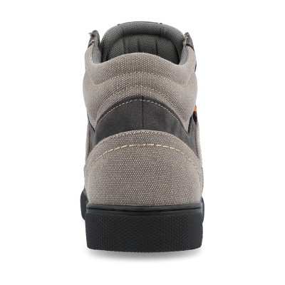Vance Co. Vance Mens Justin High Top Sneaker Light Grey 8.5 — фото 3