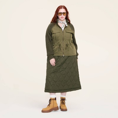 Women's Zip-Up Jacket - Woolrich x Target Olive Green