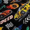 Boersma Child's Cartoon Sports Car Comforter 3Piece Set with 2 Pillowcases,Racing Car Bedding for Boys and Girls,Fast and Furious Comforter - 3 of 4
