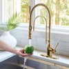 WOWOW Single Handle High Arc Pull Down Sprayer Kitchen Faucet - image 2 of 4