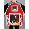 HalloweenCostumes.com One Size   Child Big Red Barn Costume | Kid's Farm Costumes, White/Black/Red - 3 of 4