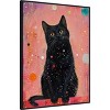 Amanti Art Candy Cat the Star Illustration by Justyna Jaszke Framed Canvas Wall Art - 2 of 4