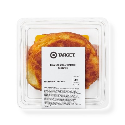 Ham & Cheddar on a Croissant Sandwich - 5oz - Good & Gather™