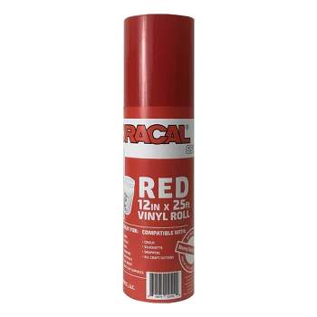 Oracal - 12.125" x 25ft, Roll of 651 Craft Vinyl - Adhesive Vinyl Gloss Finish - Outdoor and Permanent - Red