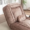 Sapphtopaz Comfort Velvet Bean Bag Chair with Pillows Human Dog Bed Sofa Chair Bean Bag Chairs for Adults Bean Bag Floor Sofa for Living Room, Bedroom - 2 of 4