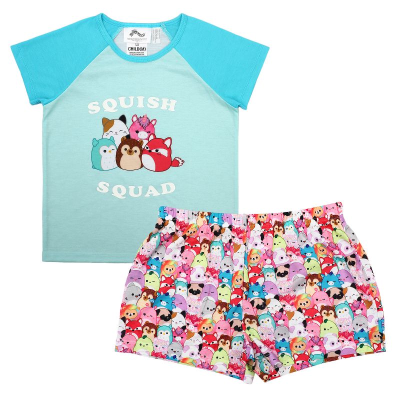 Squishmallows Squad Youth Girl Pajama Set, 1 of 5