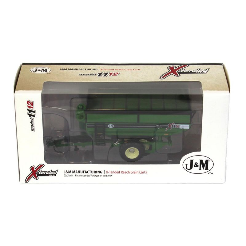 Spec Cast 1/64 J&M 1112 X-Tended Reach Green Grain Cart with Duals JMM-020, 5 of 6