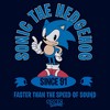 Mens Sonic the Hedgehog Faster Than the Speed of Sound Lightweight Hoodie - 2 of 4