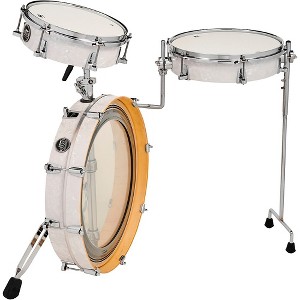 DW Performance Series 3-Piece Low Pro Travel Shell Pack White Marine Pearl - 1 of 4