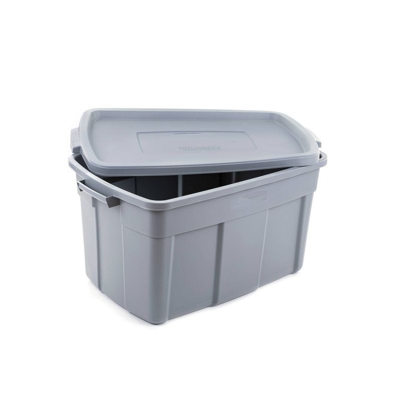 Rubbermaid 31gal Roughneck Storage Tote Gray, 4 of 11