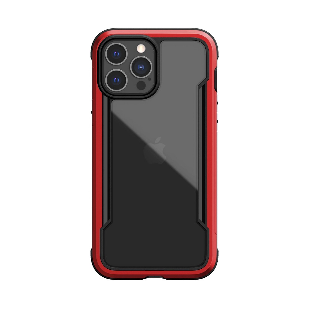 Raptic iPhone 13 Pro Max/iPhone 12 Pro Max Shield Pro Case - Red: Hard, Rubberized Protection, Polycarbonate & TPU