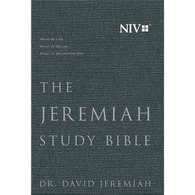 The Jeremiah Study Bible, NIV - by  David Jeremiah (Hardcover)