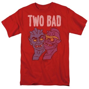 Masters of The Universe The Two Heads Are Better Adult T Shirt, Red - 1 of 4