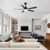 Airsurfer 52-Inch Matte Black 5-Blade Ceiling Fan with Integrated LED Light and Remote, Indoor Use - 4 of 4