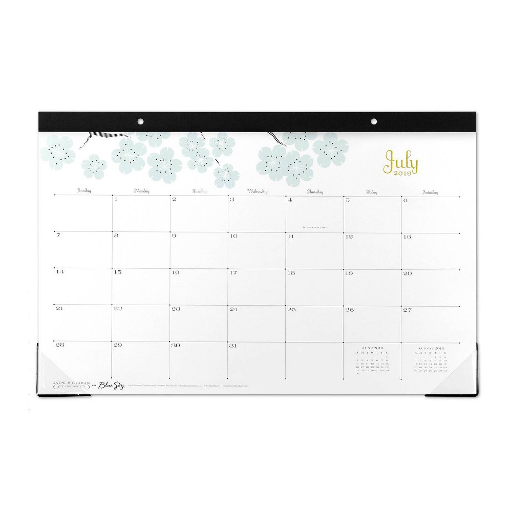 Printed Monthly Academic Desk Pad For School And Office Supplies