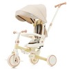 Vynxaria 7-in-1 Baby Tricycle: Foldable, Adjustable Parent Handle, Canopy, Guardrail for 12-72 Months - 3 of 4