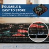 2x6 FT Modern Washable Area Rug for Living Room, Floral Trellis Carpet Rug with Non Slip Backing, Low Pile Stain Resistant Floor Rug for Dorm, - 4 of 4