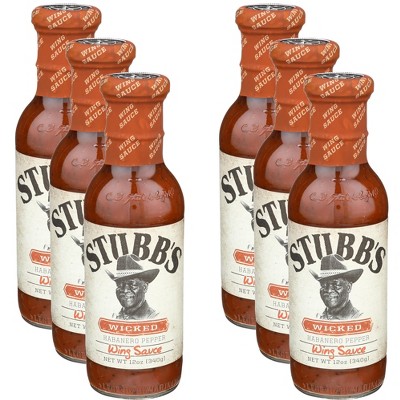 Stubb’s Wing Sauce Original - Case of 6 - 12 oz